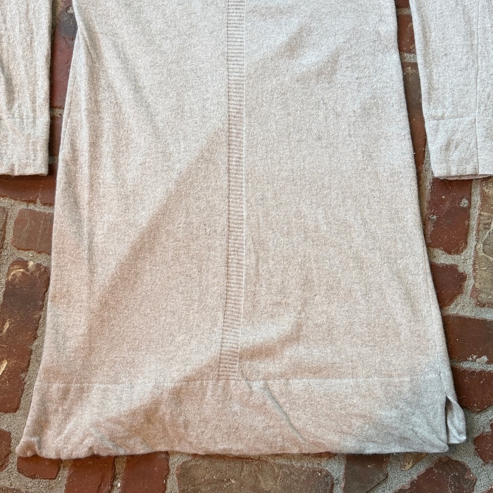 Banana Republic Italian Merino Wool Cashmere V-neck Sweater Dress - Picture 11 of 11